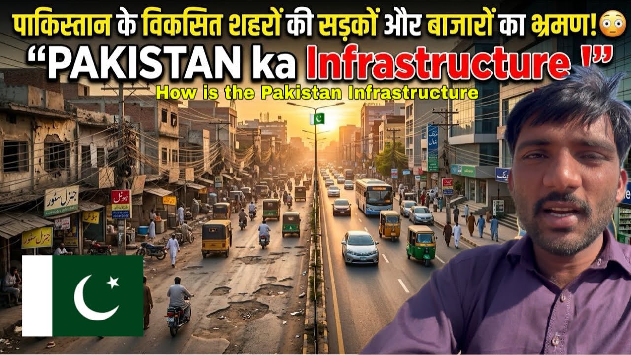 Pakistan Infrastructure Reality 🇵🇰| City Road Bazaar Tour 2026 | Busy Streets, Markets & Real Life