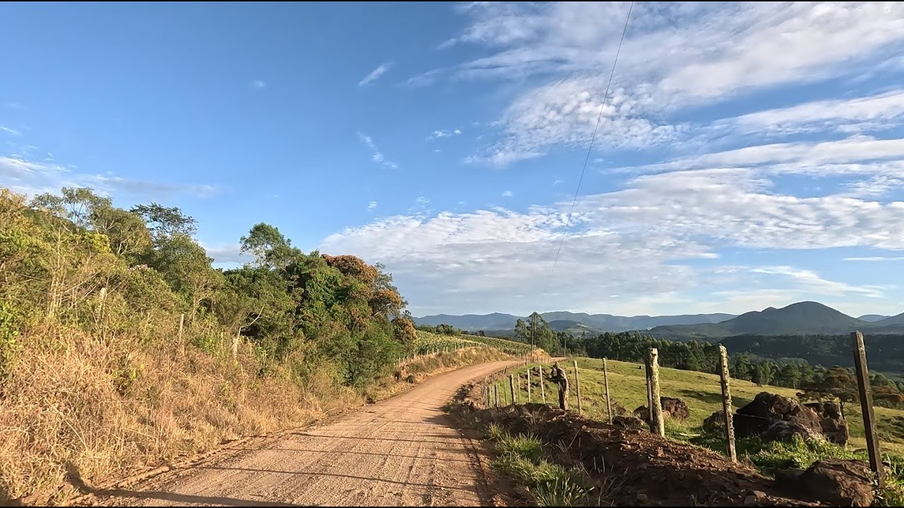 Pedalando em Caraá. Descida da Linha Padre Vieira.