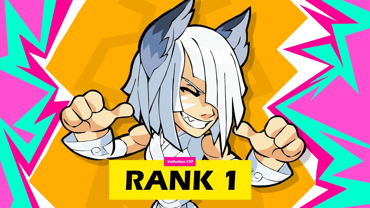 I played INSANE to get RANK 1 in brawlhalla ranked...