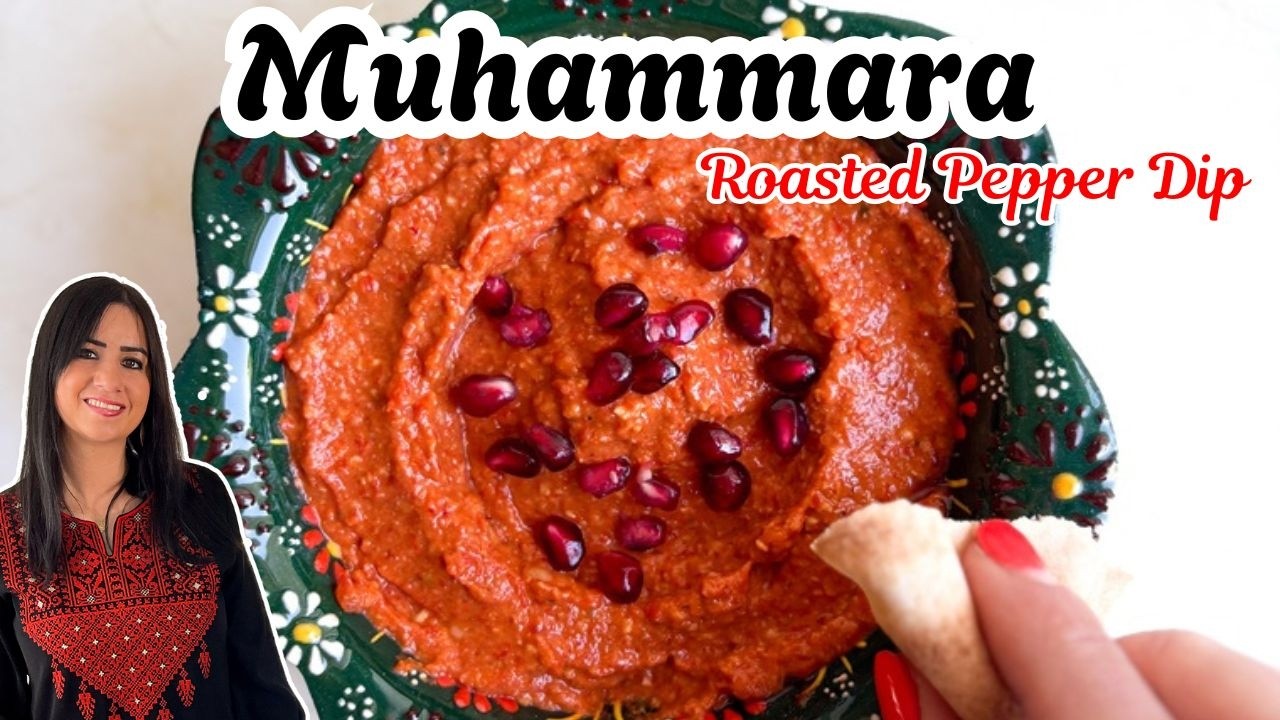 Muhammara - Middle Eastern Roasted Red Pepper Dip