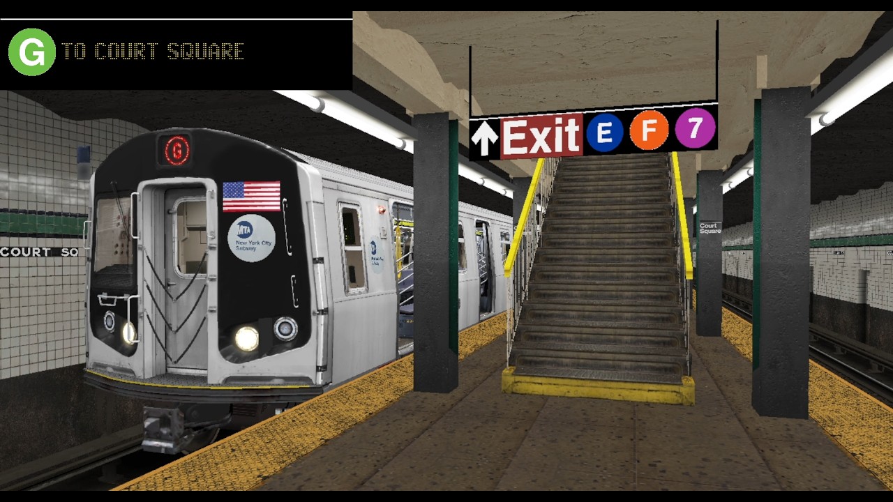 OpenBVE Special: The R160B Alstom G Train To Court Square