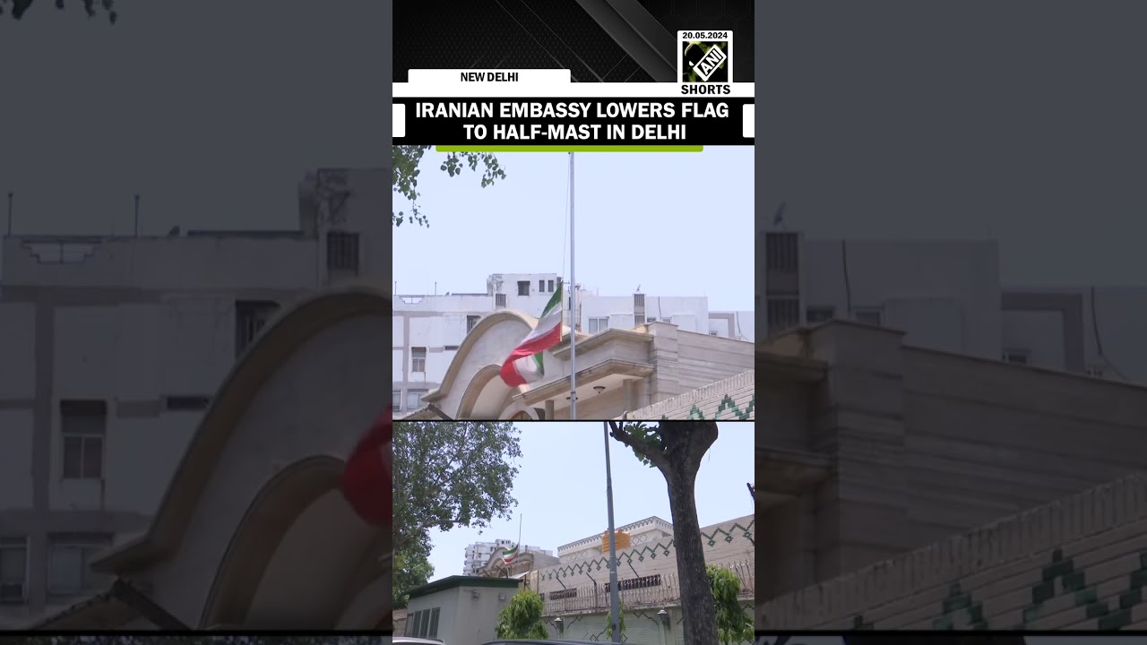 Iran Prez Ebrahim Raisi dies in helicopter crash: Iranian embassy lowers flag to half-mast in Delhi