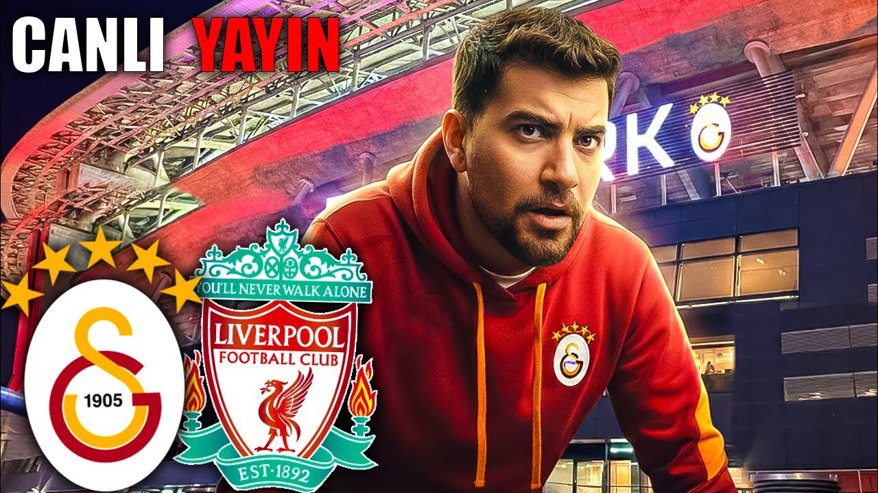 🔴 Galatasaray - Liverpool Stadyum Önü Canlı Yayın
