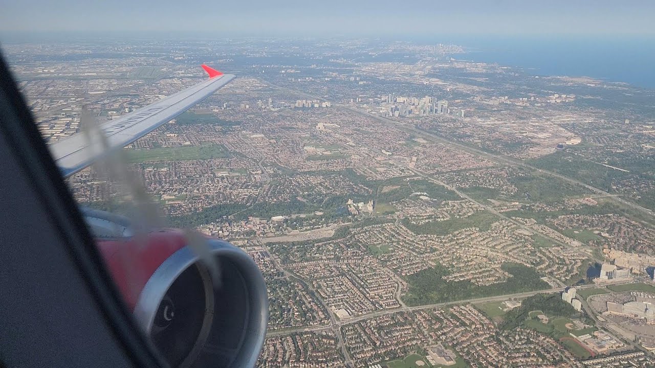 Avianca A320 Great Summer Takeoff Toronto |4K|