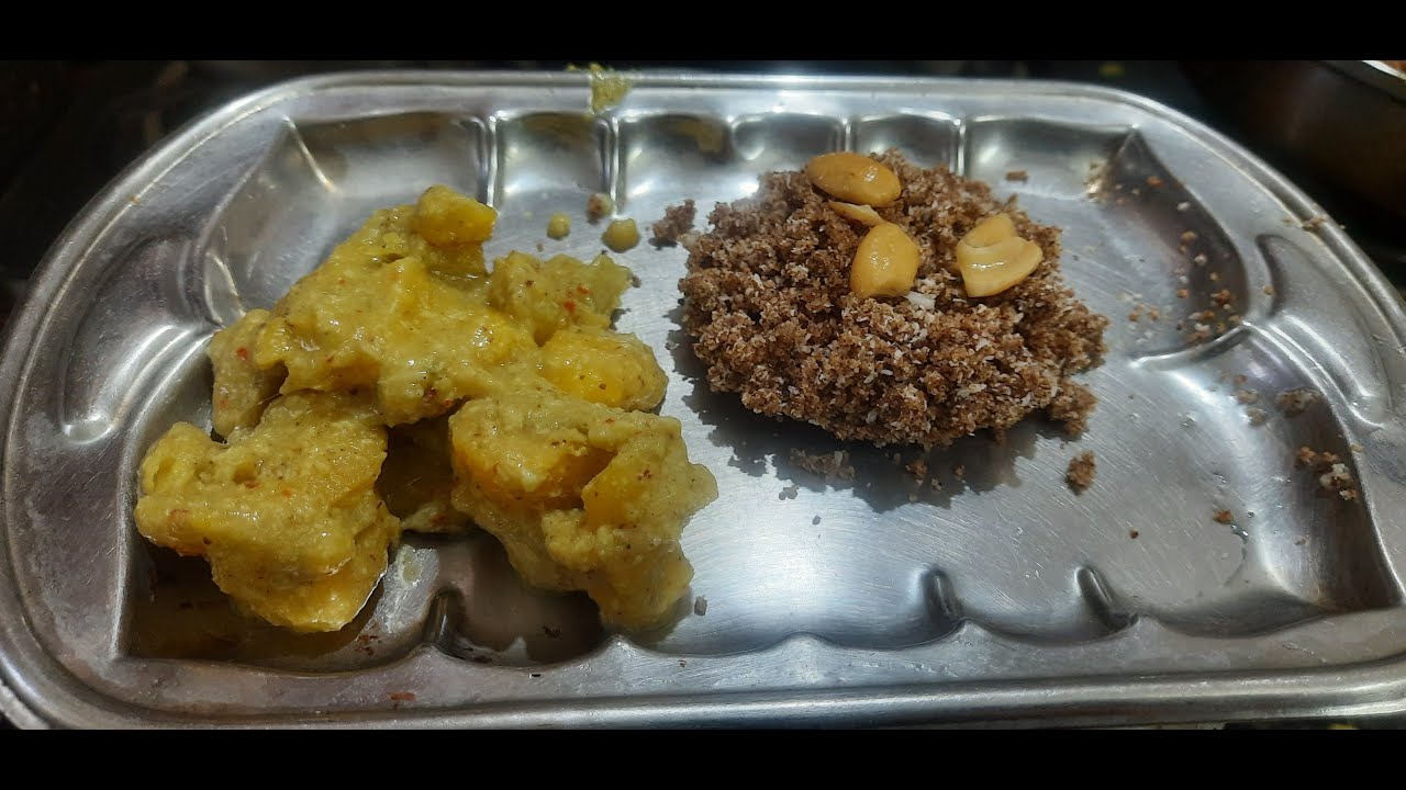 Lentil puttu !A variety puttu without rice or wheat !