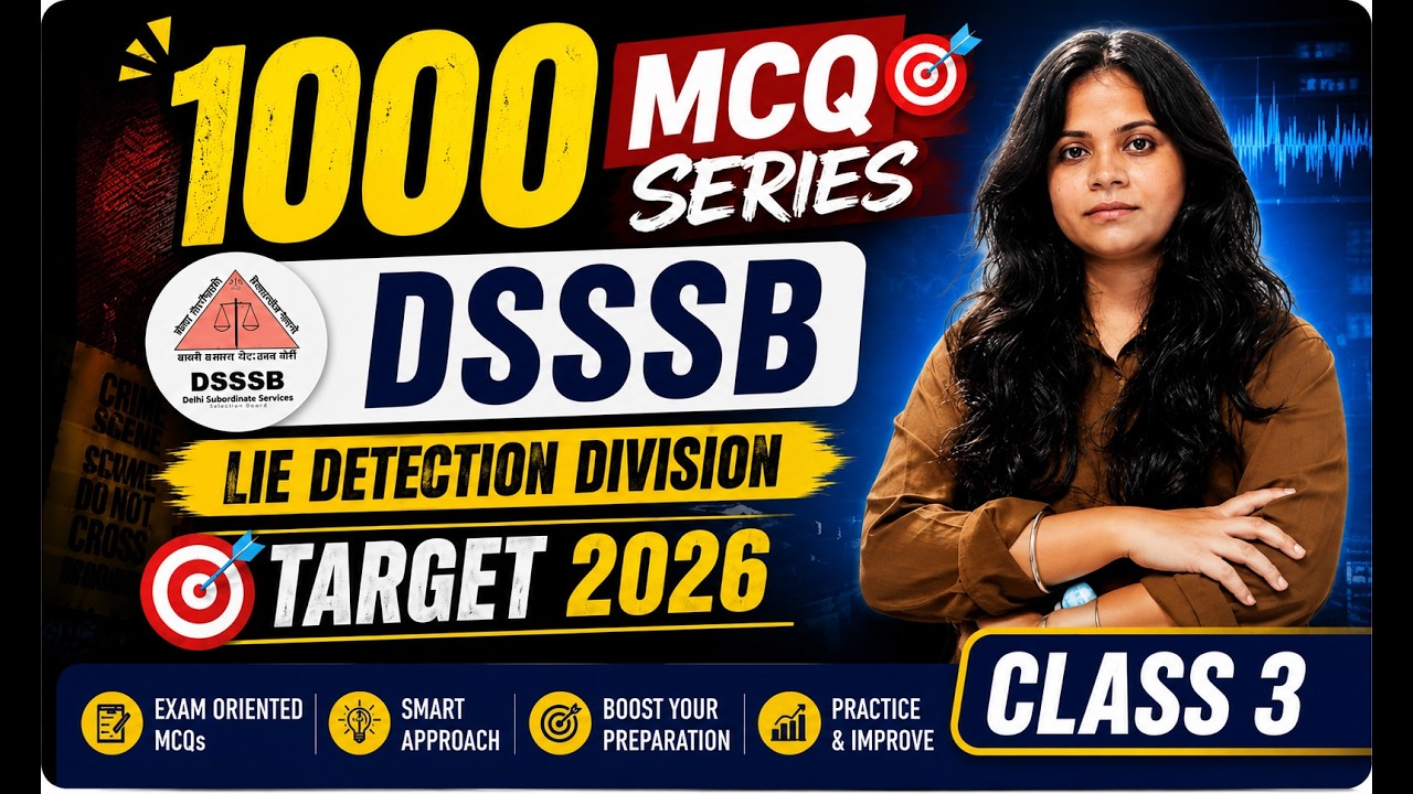 1000 Questions DSSSB Junior Scientific Assistant Exam I CLASS 3
