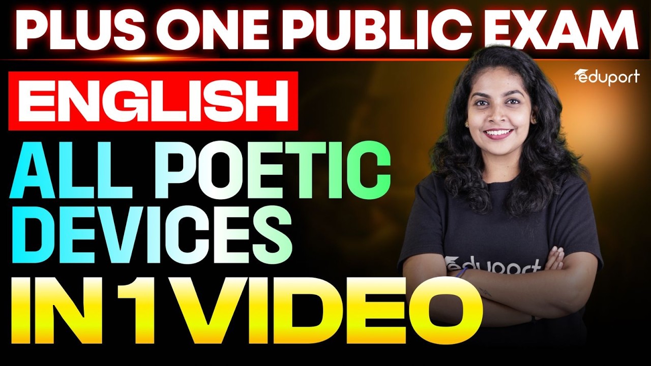 Plus One Public Exam | English A+ Question | All Poetic Devices - If - To Sleep - Death the Leveller