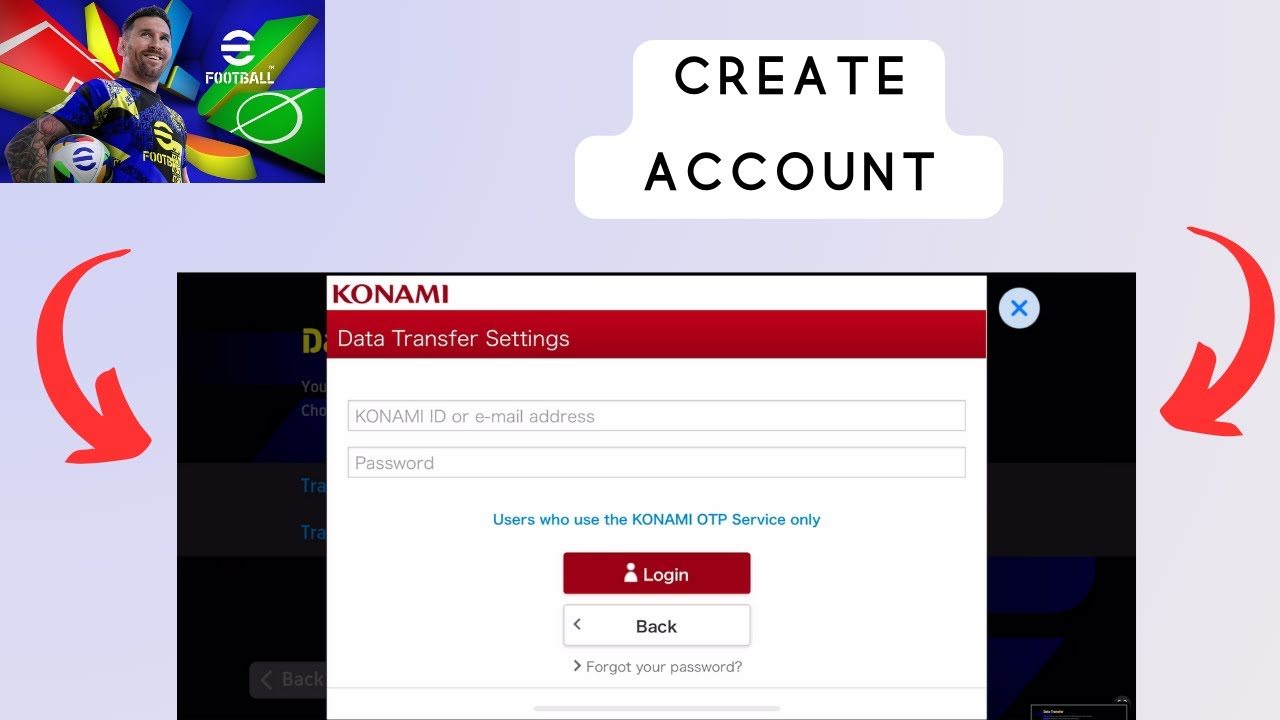 How to Create Account on eFootball 2025 Mobile