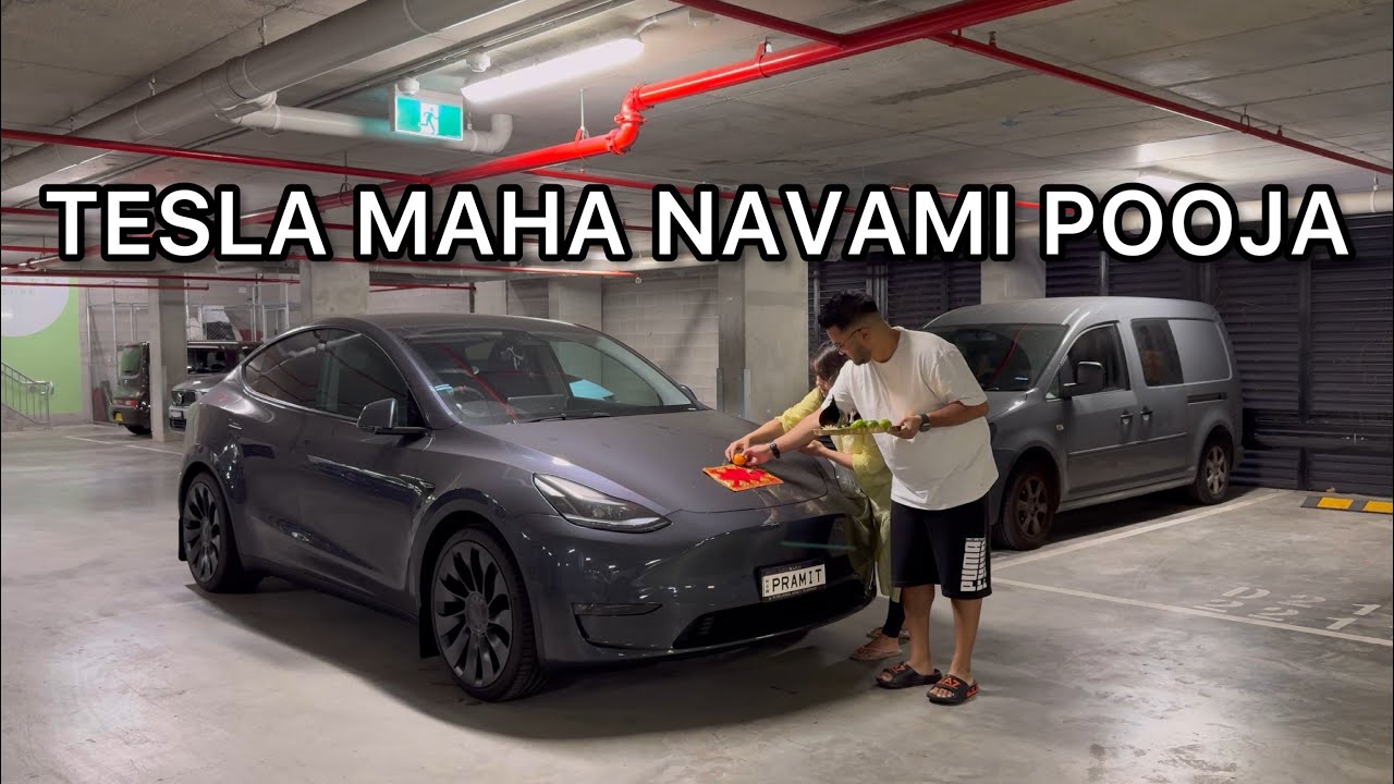 Tesla Model Y Performance | Maha Navami Gadi Pooja