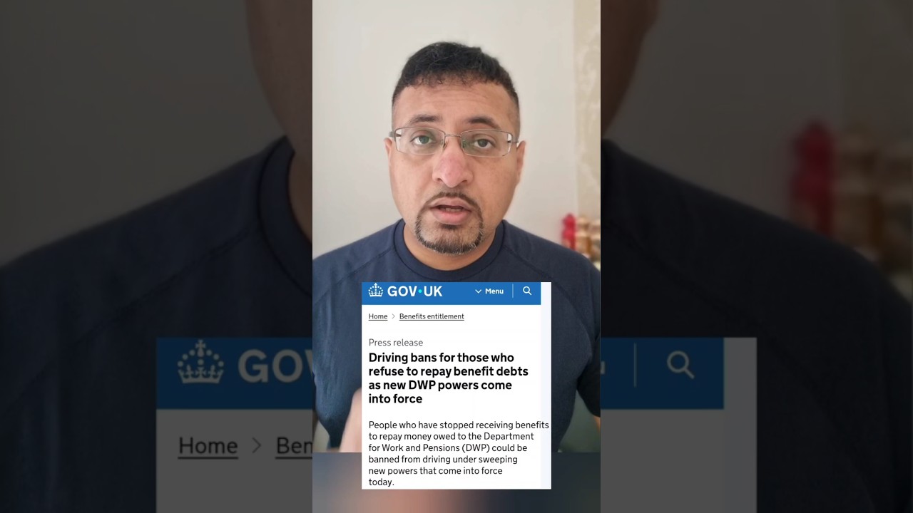 UK Government Driving Ban for Anyone Who Hasn't Repaid Benefits #uknews #uktiktok #benefits #labour
