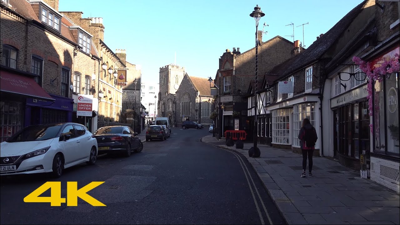 Uxbridge Walk: Town Centre【4K】