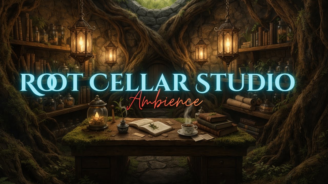 Hidden Root Studio 🌿 Immersive Forest Ambience | Woods Magic & Gentle Nature Sounds |  Focus & Relax