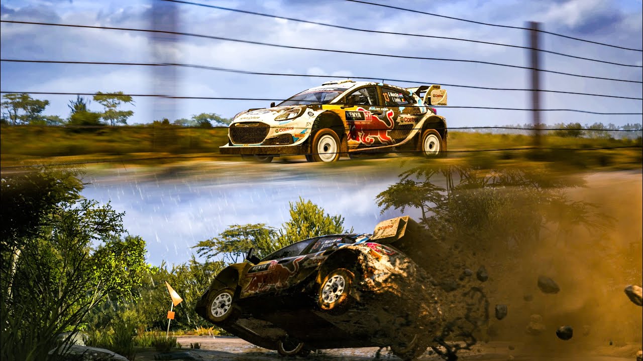 EA SPORTS WRC | Safari Rally Kenya | Ford Puma Rally #wrc #automobile #easportswrc #safarirallykenya