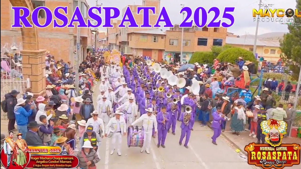 GRAN PARADA FOLKLORICA 𝐑𝐎𝐒𝐀𝐒𝐏𝐀𝐓𝐀 PUNO PER&Uacute; 2025 FEST. VIRGEN MARIA DE ASUNCI&Oacute;N parte 2 