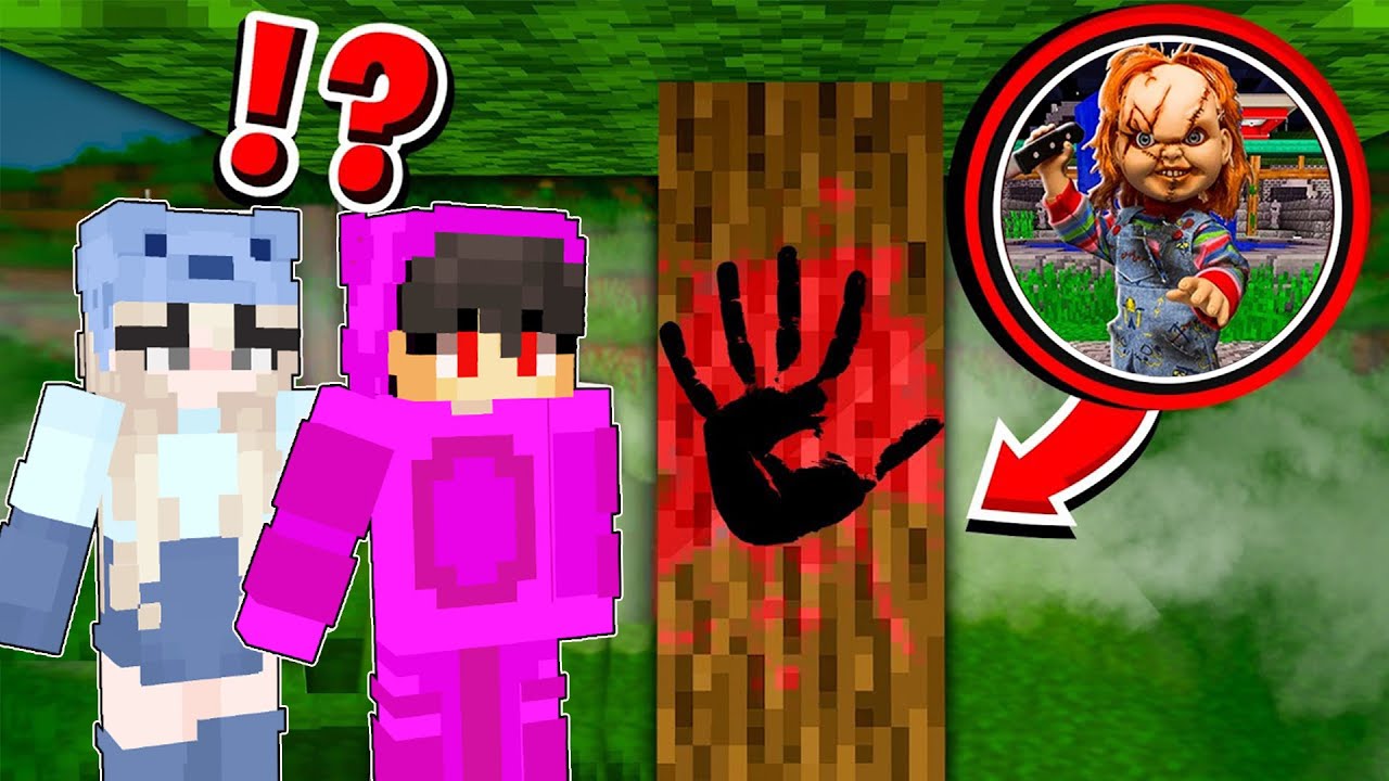 We Found the BIGGEST SCARY FOOTPRINTS CHUCKY.exe in Minecraft