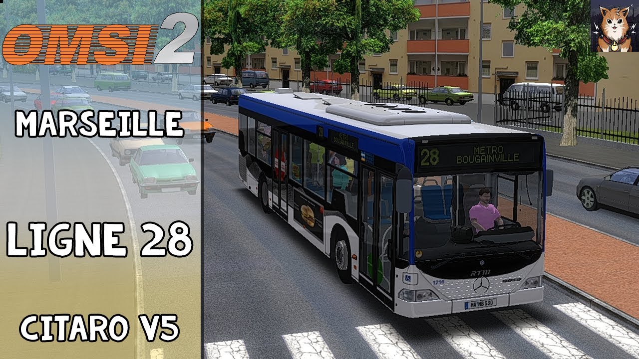 [OMSI 2] | Marseille2018 | Ligne 28 : Les Aygalades - Métro Bougainville | (O 530 Citaro V5) | FR