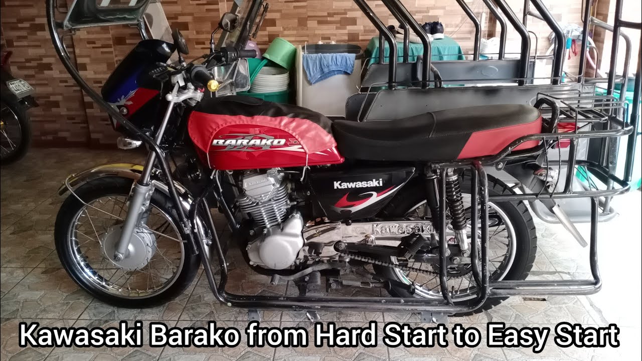 Kawasaki Barako 1 & 2 hard start problem