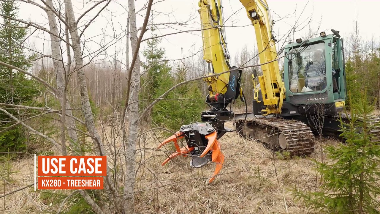 KX280 Tree Shear for 5 -15 t Excavator.