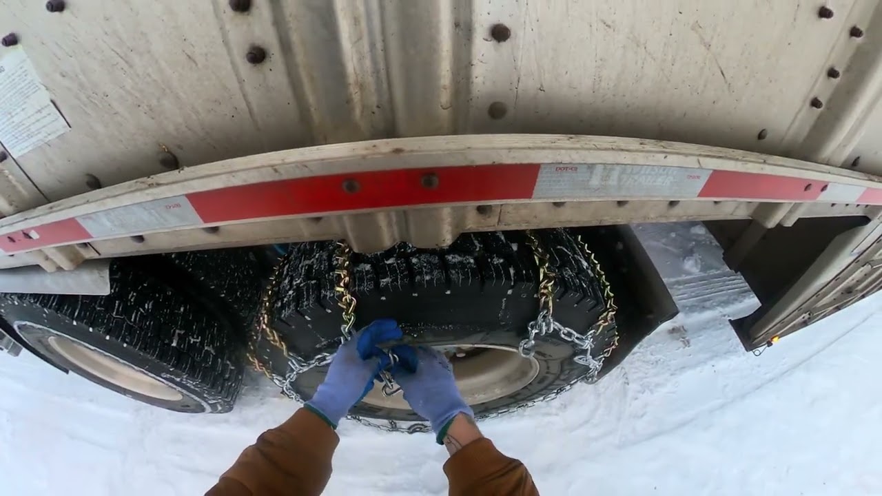 Winter goat trails = tire chains