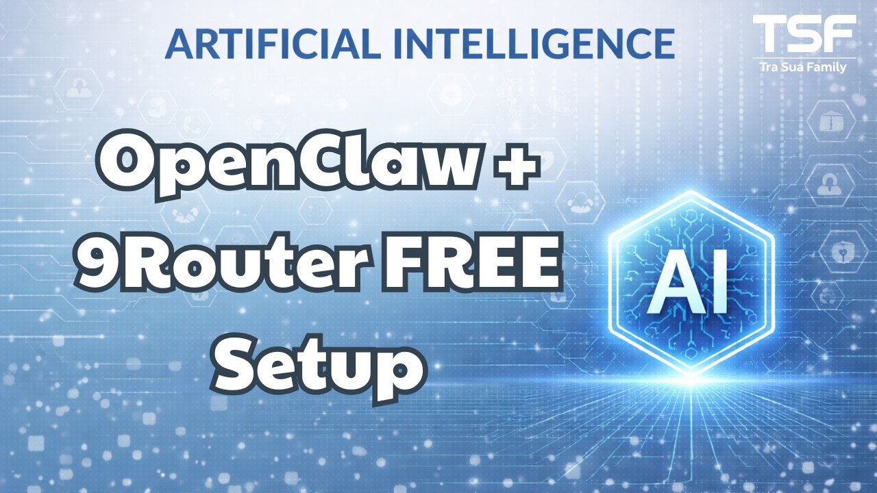 AI Tutotial - P6 Step-by-Step 9Router OpenClaw Setup for Multi ChatGPT Accounts Free