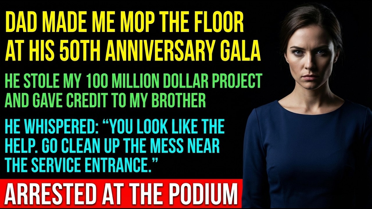Dad Made Me MOP FLOORS At His Gala, But I Exposed His $50M FRAUD LIVE — FAMILY KARMA