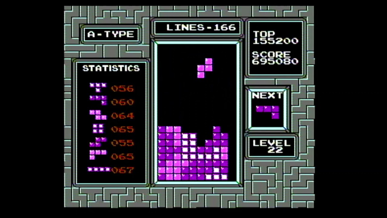 1,464,960 - NES Tetris 19 Start Former Score World Record