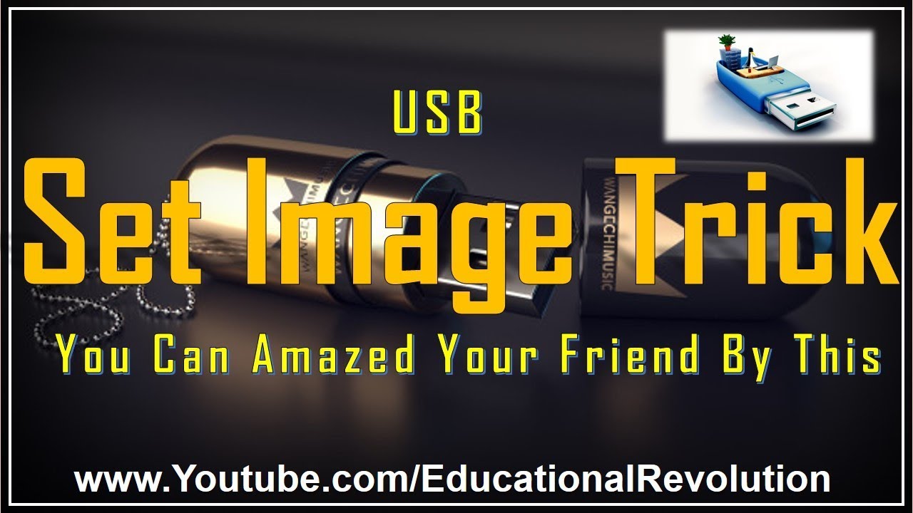 Set Your Picture on USB Pendrive ~ Amazing Trick for Computer User