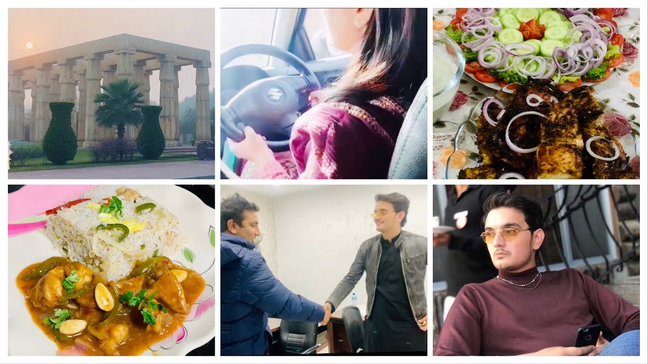 2nd vlog in Pakistan| visited Bahria Orchard| First Driving Lesson| best Fish BBQ recipe ever 🤩😍