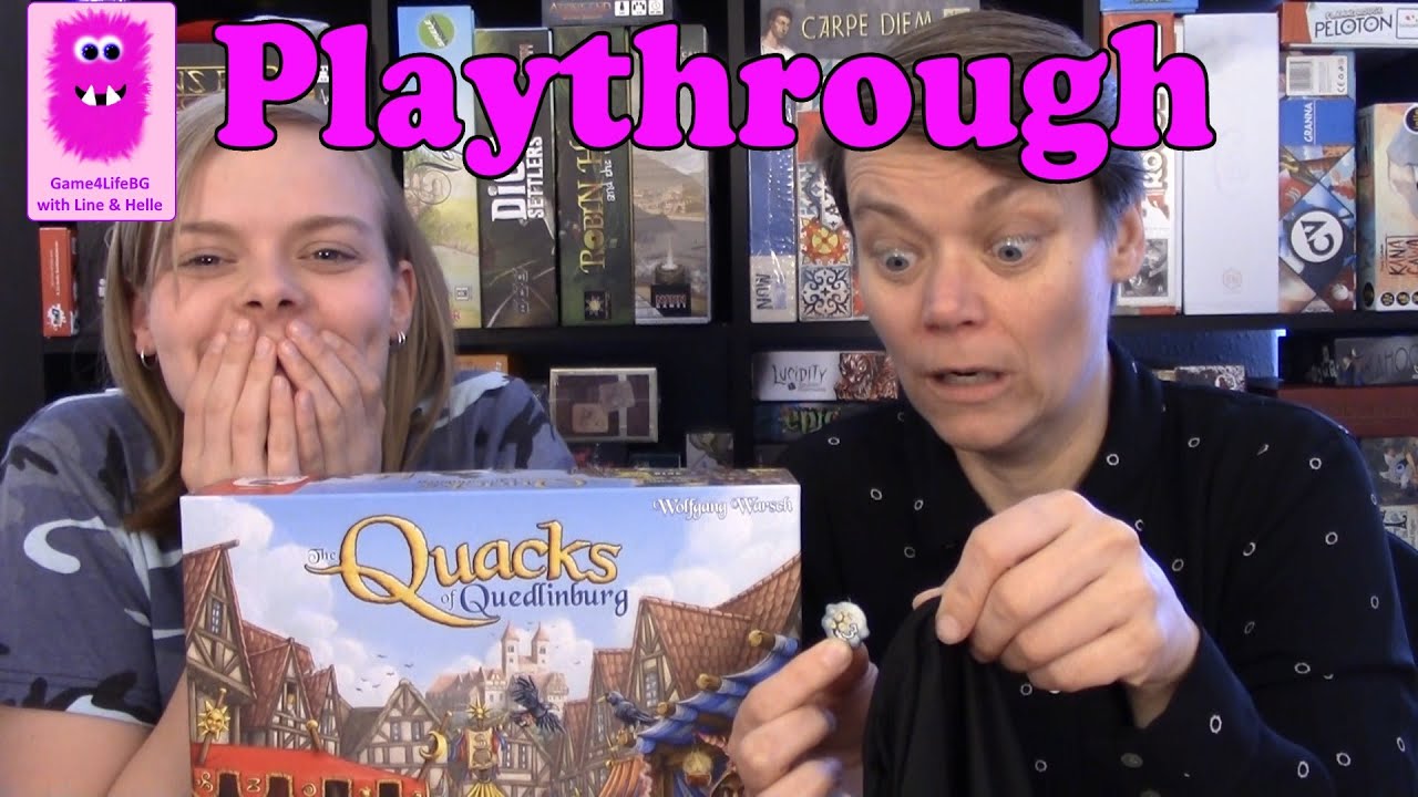The Quacks of Quedlinburg, Playthrough & First Impression (In English, board game, family game)