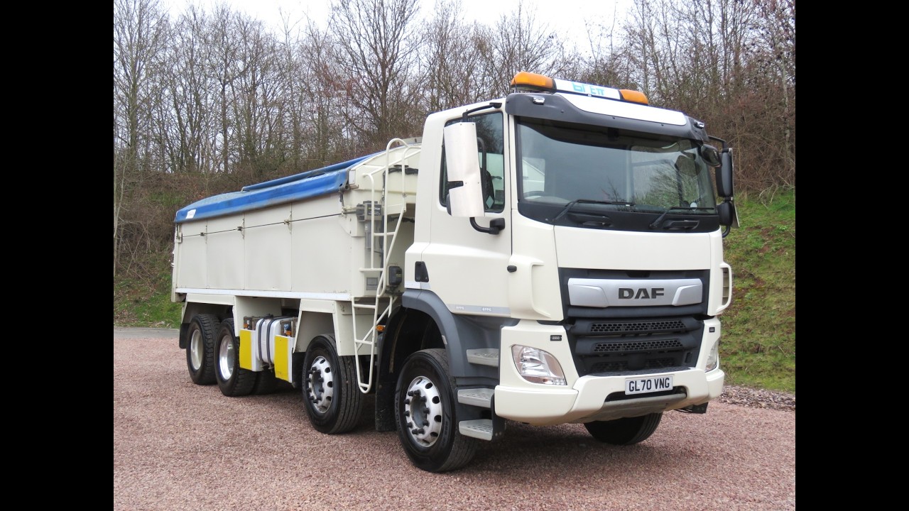 2021 70 DAF CF 450 Euro 6 - 8x4 Steel Bodied Tipper with On Board Weigher GL70VNG