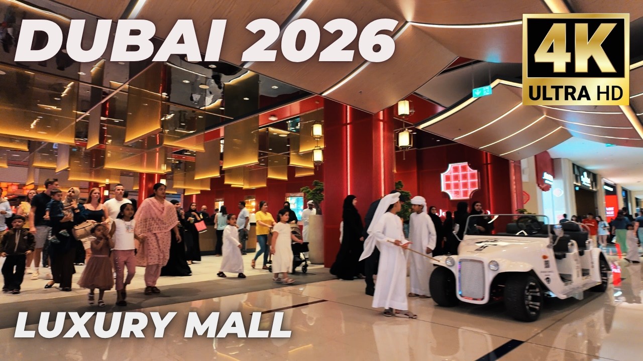 Dubai [4K] Inside Dubai Mall 2026 🇦🇪 | Luxury Shopping, Food Court & Full Walking Experience.