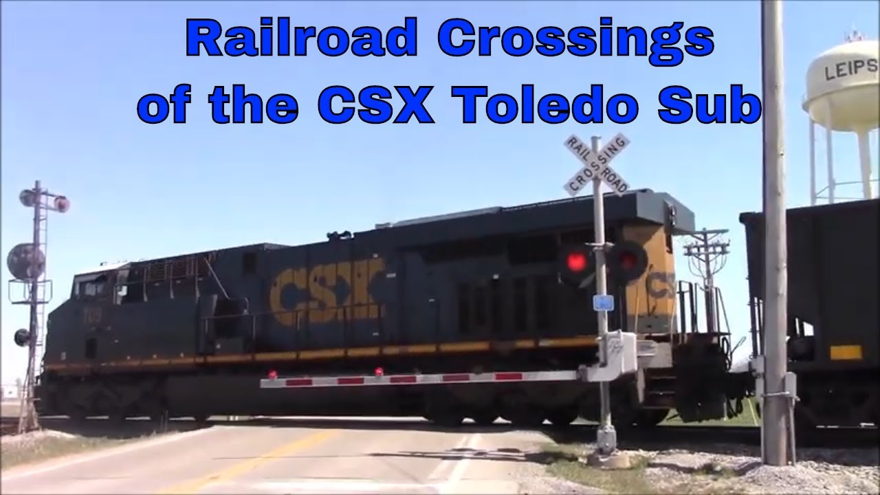 Railroad Crossings of the CSX Toledo Sub
