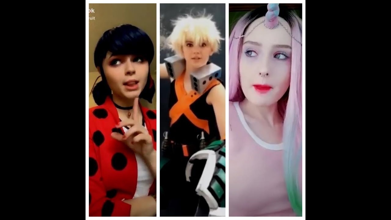 اشخاص يقلدون شخصيات 🔥الكرتون والانمي🔥 على تيك توك💕😍 الجزء 2