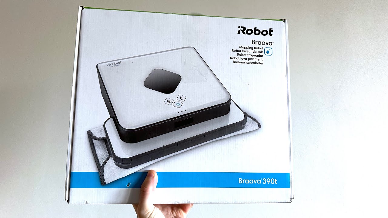 iRobot Braava 390t Unboxing