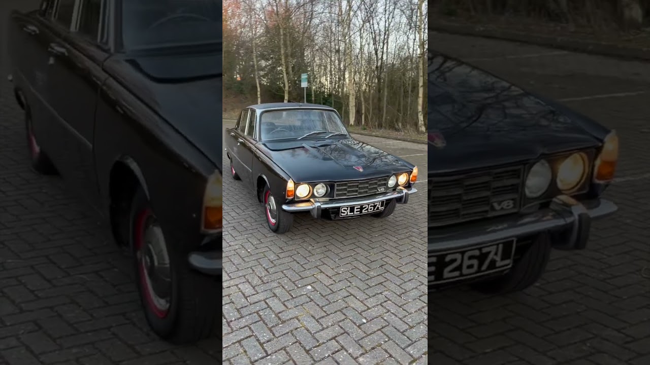 Rover P6 4600 V8 burbles