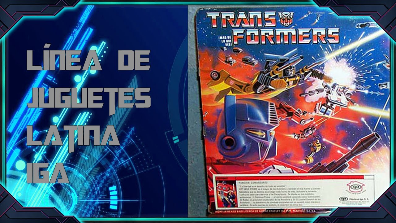 Descubre los transformers latinos de IGA | Transformers - Los juguetes por año
