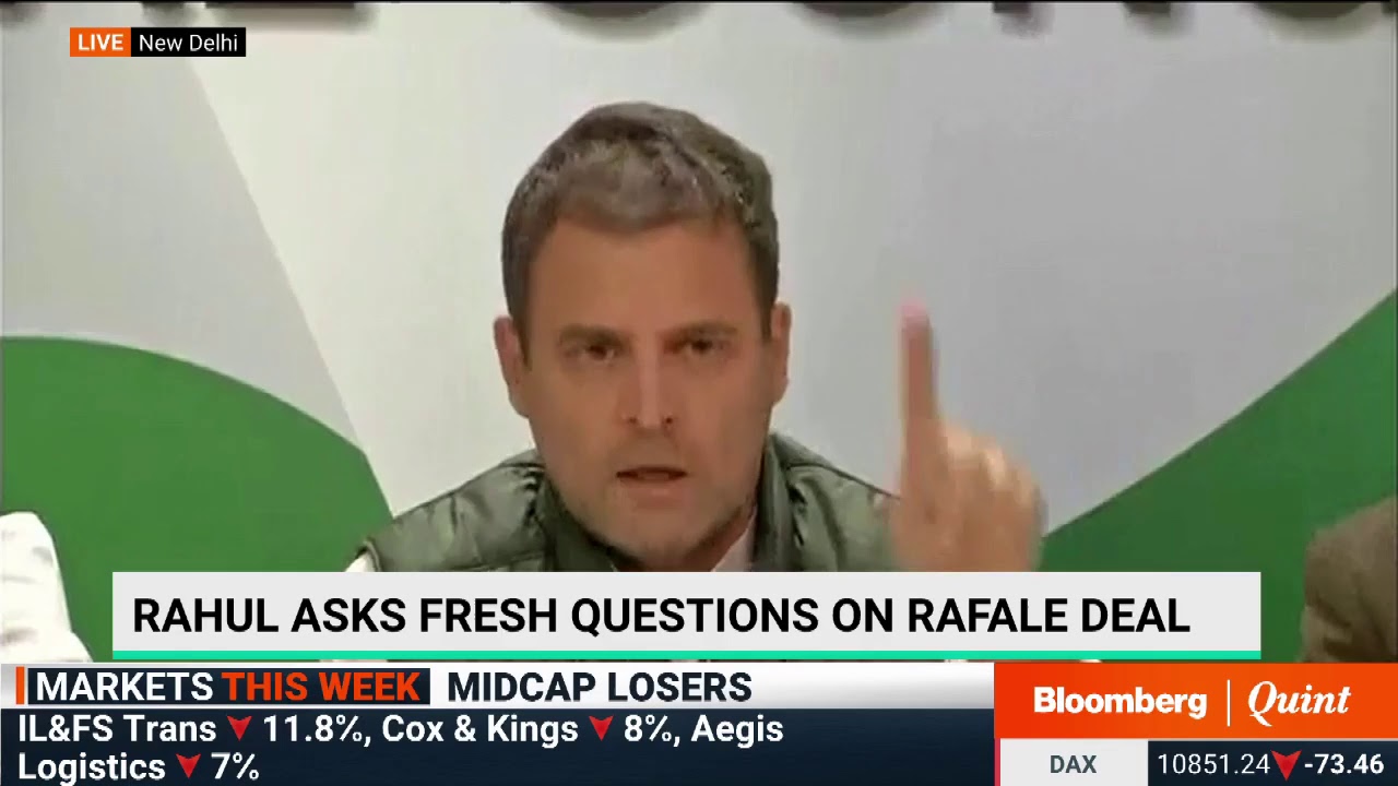 Congress President Rahul Gandhi's Fiery Press Conference On The Rafale Deal