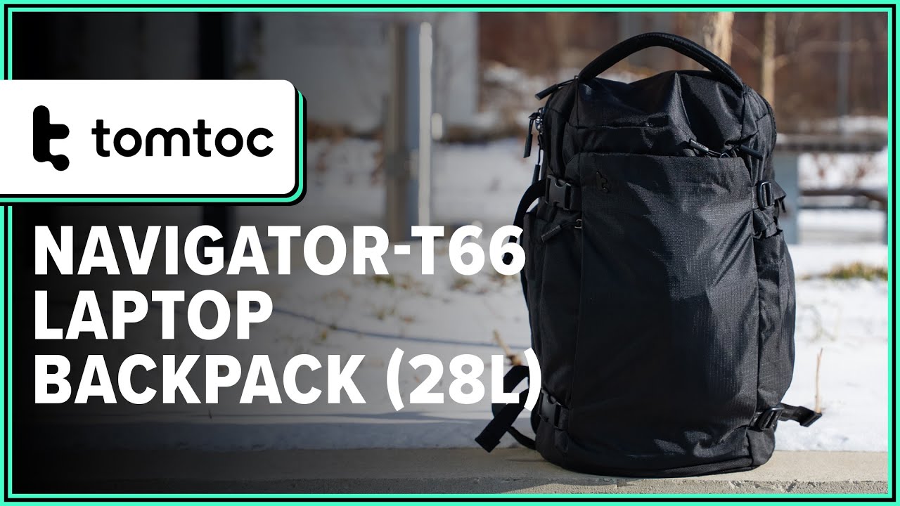 tomtoc Navigator-T66 Liteway Travel Laptop Backpack (28L) Review (2 Weeks of Use)