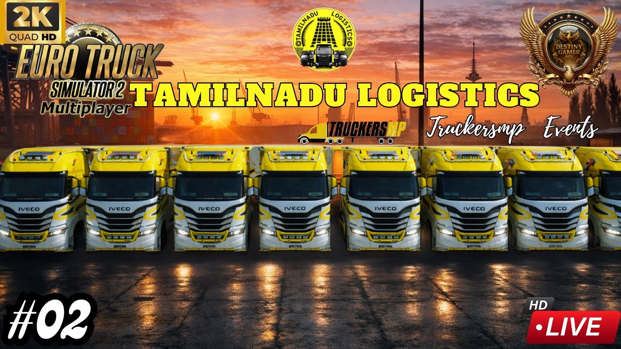 🔴ETS 2 லைவ் | TurkishLine – A Frozen Night VTC Event | TNL Multiplayer Chill Gameplay | தமிழ் #ets2