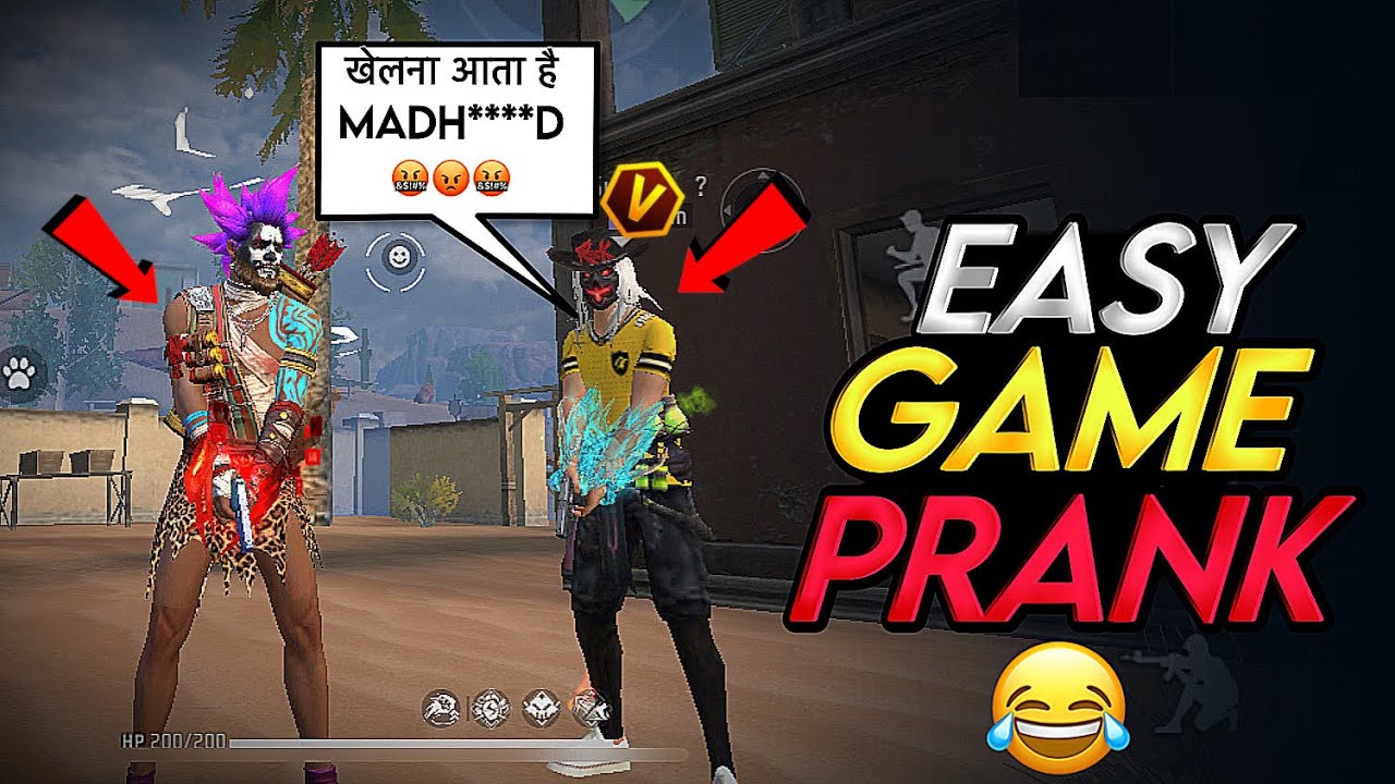 Free Fire Funny Prank Video | FF Easy Game Prank | FF Funny Noob Prank | FF Funny Easy Game Comedy😂