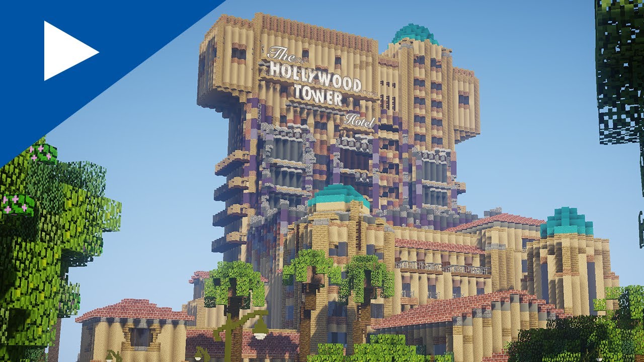 Minecraft Twilight Zone: Tower of Terror (Disney California Adventure 2020)