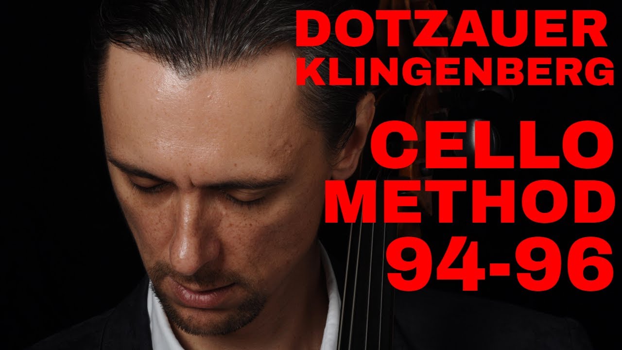 Dotzauer-Klingenberg Cello Method 94, 95 and 96 and Chromatic Scale | Online Cello Lessons