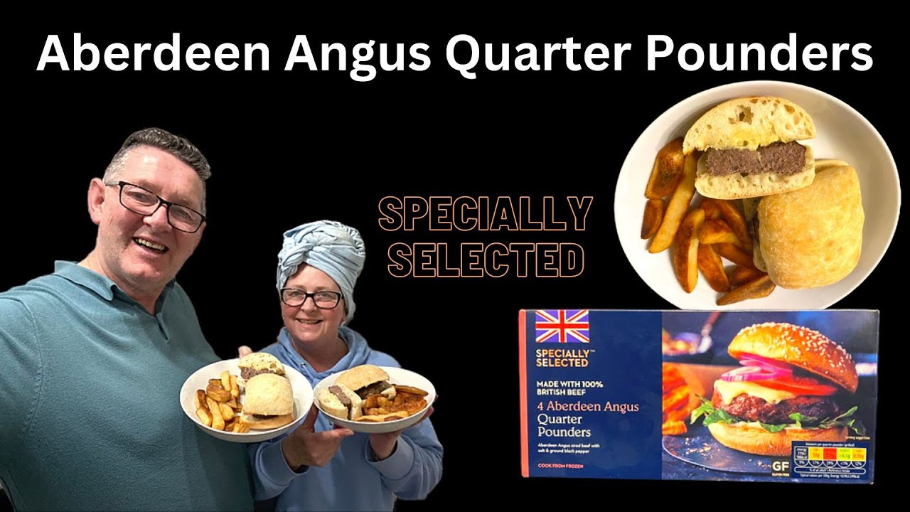 Aberdeen Angus Quarter Pounders 100% Beef Specially Selected