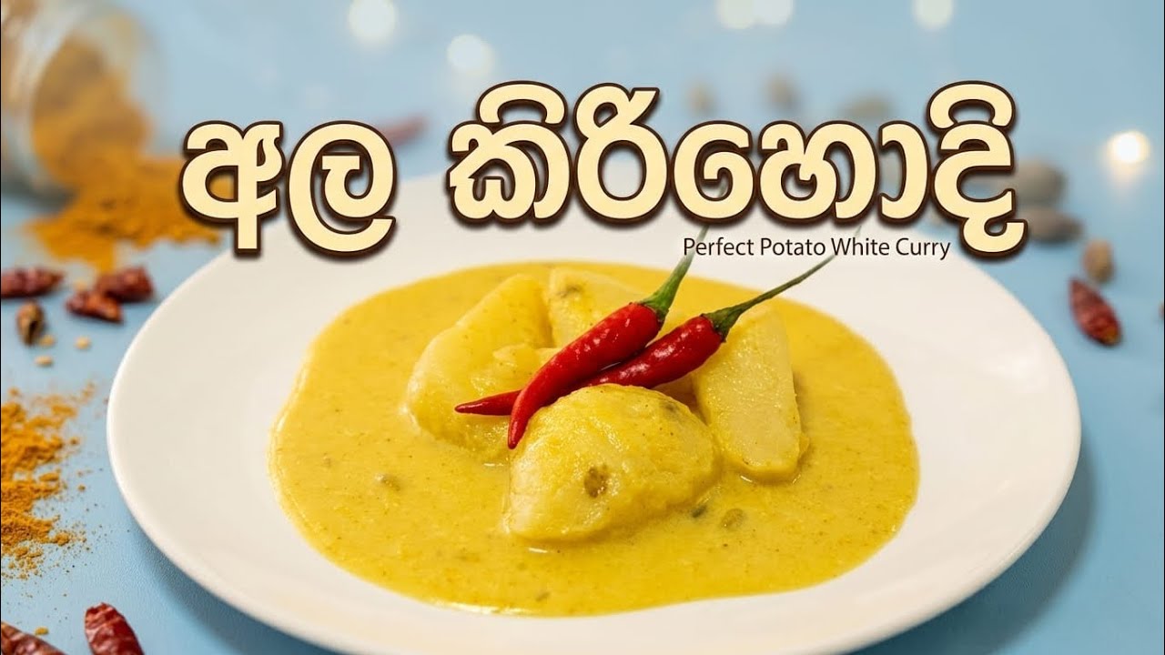 පාන් බත් එක්ක කන්න අලකිරිහොදි මාලුවක් හදමු 😋#Alakirihodirecipe #potatocurry #Asmr