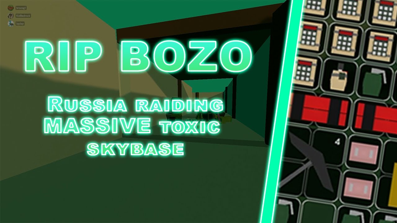 RAIDING TOXIC COCKY RACIST CLAN ON RUSSIA unturned