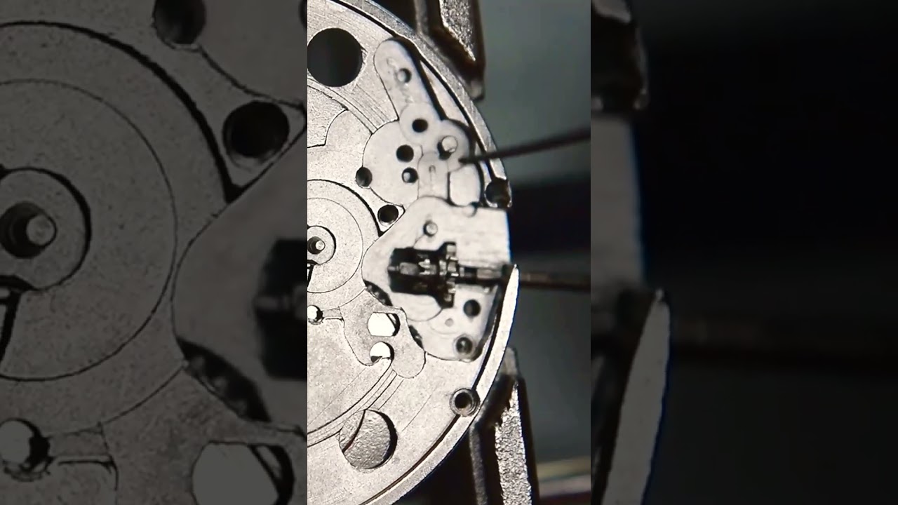 Montaż bezkluczykowy klonu mechanizmu zegarka ETA 2824