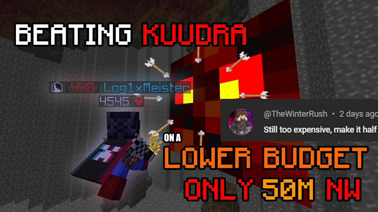 Beating Kuudra on a LOWER Budget