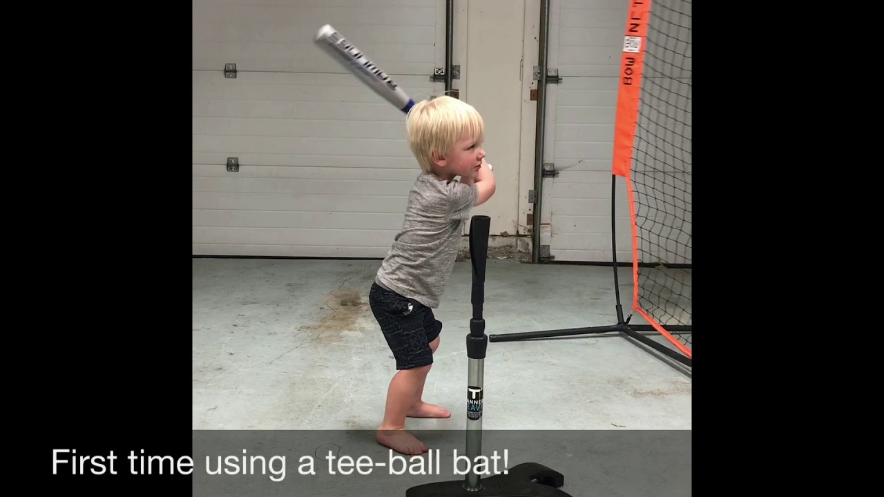 Toddler Baseball- hitting and pitching 14 months to 2 years old