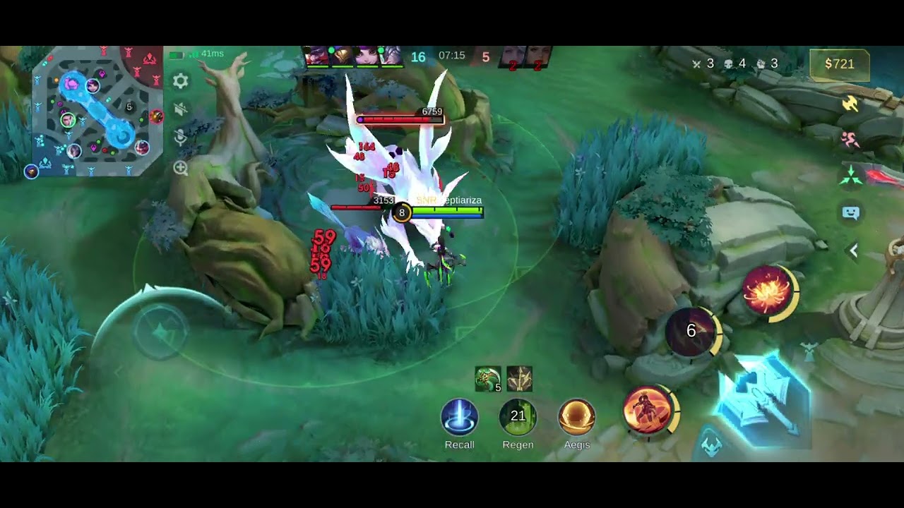 Hero hanabi ML mobile legends 