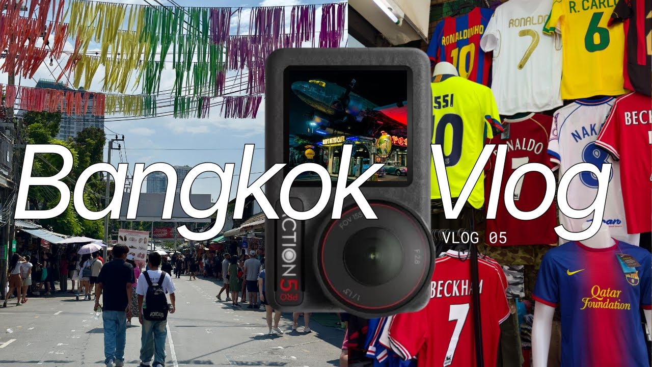 RETOUR À BANGKOK : VLOG MARCHÉ ( CHATUCHAK, TRAIN NIGHT MARKET )